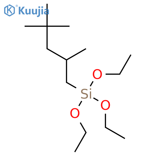 Triethoxy(2,4,4-trimethylpentyl)silane structure
