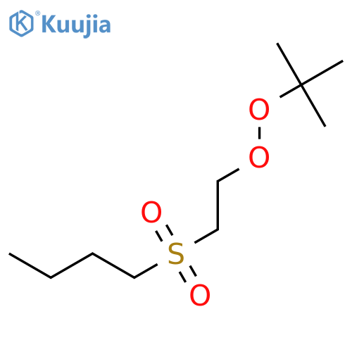Peroxide, 2-(butylsulfonyl)ethyl 1,1-dimethylethyl structure