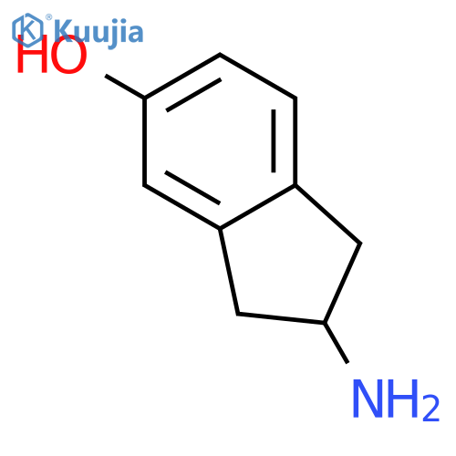 1H-Inden-5-ol, 2-amino-2,3-dihydro- structure