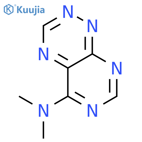 Pyrimido[5,4-e]-1,2,4-triazin-5-amine, N,N-dimethyl- structure