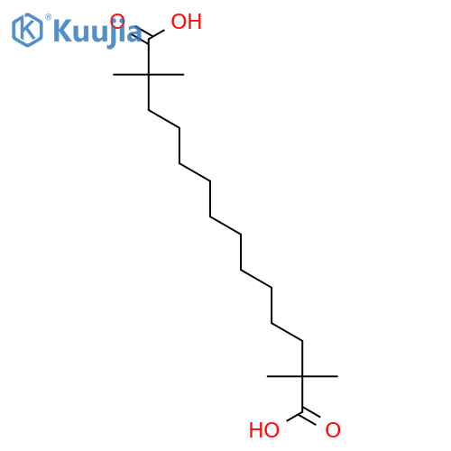 Tetradecanedioic acid, 2,2,13,13-tetramethyl- structure