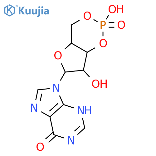 Inosine, cyclic3',5'-(hydrogen phosphate) structure