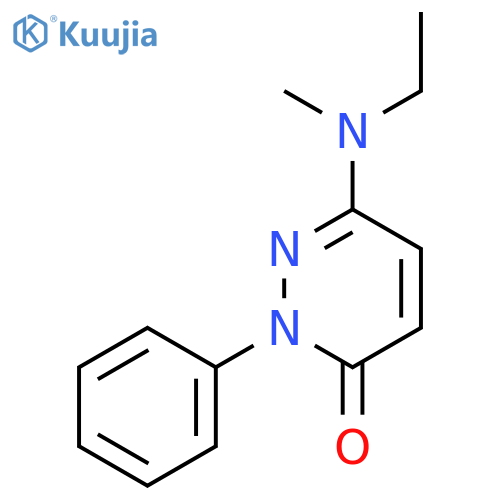 6-[ethyl(methyl)amino]-2-phenylpyridazin-3(2H)-one structure