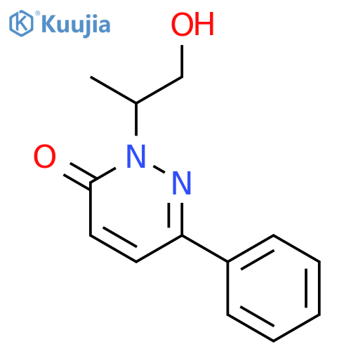 2-(1-hydroxypropan-2-yl)-6-phenylpyridazin-3(2H)-one structure