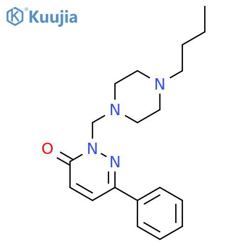 2-[(4-butylpiperazin-1-yl)methyl]-6-phenylpyridazin-3(2H)-one structure