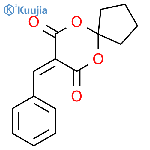6,10-Dioxaspiro[4.5]decane-7,9-dione, 8-(phenylmethylene)- structure