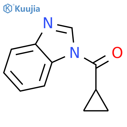 1H-Benzimidazole,1-(cyclopropylcarbonyl)-(9CI) structure