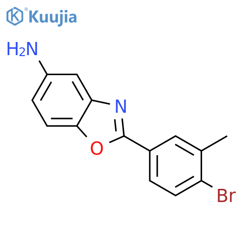 2-(4-Bromo-3-methylphenyl)benzodoxazol-5-amine structure