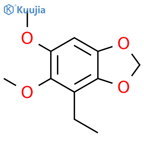 1,3-BENZODIOXOLE, 4-ETHYL-5,6-DIMETHOXY- structure