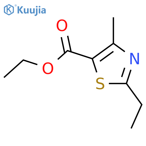 ethyl 2-ethyl-4-methyl-1,3-thiazole-5-carboxylate structure