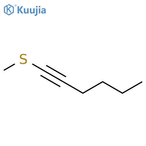 1-Hexyne, 1-(methylthio)- structure