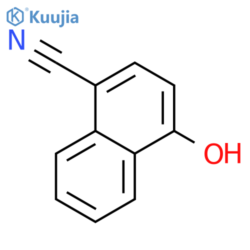 4-hydroxynaphthalene-1-carbonitrile structure
