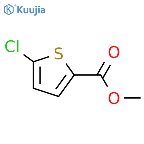Methyl 5-chlorothiophene-2-carboxylate structure