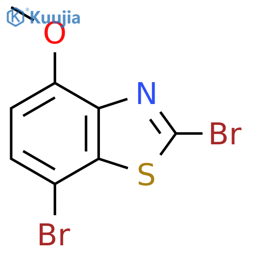 2,7-Dibromo-4-methoxybenzo[d]thiazole structure