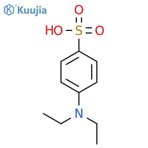 p-Diethylanilinesulfonic acid structure