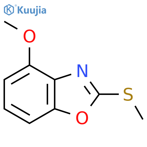 4-Methoxy-2-(methylthio)benzo[d]oxazole structure