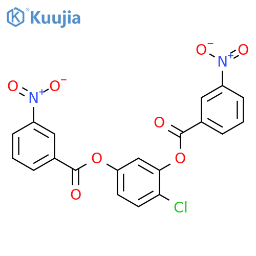 2-chloro-5-[(3-nitrobenzoyl)oxy]phenyl 3-nitrobenzoate structure