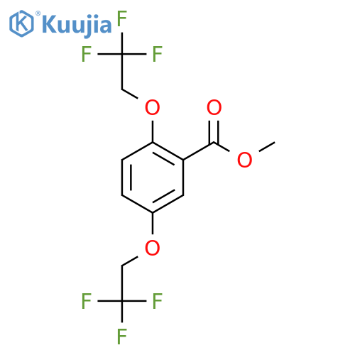 Methyl 2,5-Bis(trifluoroethoxy)benzoate structure