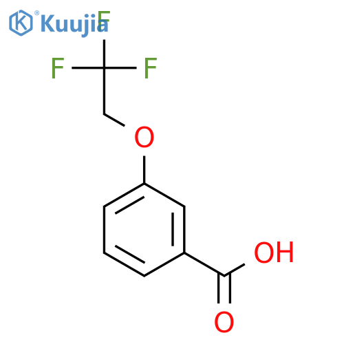 3-(2,2,2-trifluoroethoxy)benzoic Acid structure