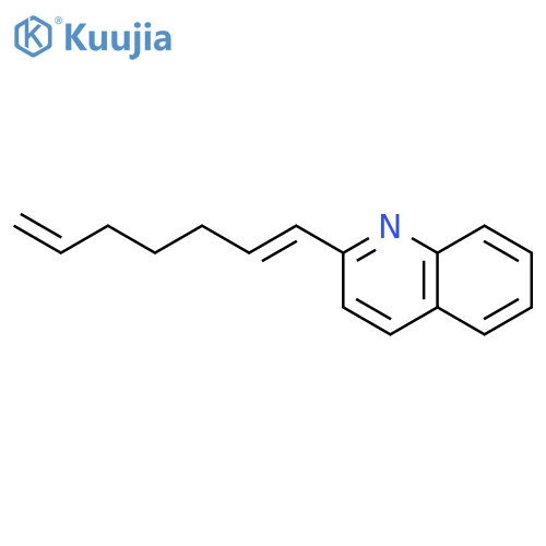 Quinoline, 2-(1E)-1,6-heptadienyl- structure