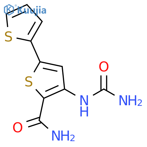 [2,2'-Bithiophene]-5-carboxamide, 4-[(aminocarbonyl)amino]- structure
