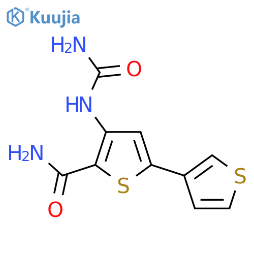 [2,3'-Bithiophene]-5-carboxamide, 4-[(aminocarbonyl)amino]- structure