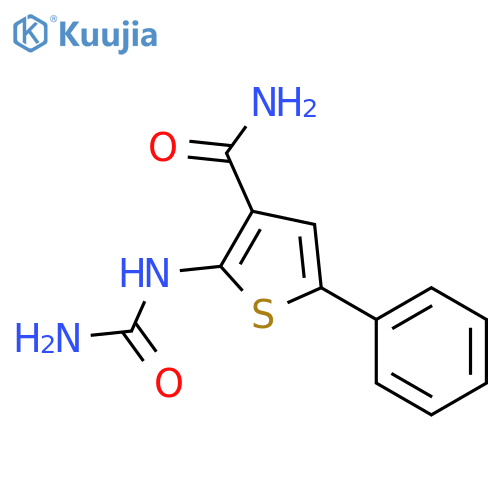 (5-Phenyl-2-ureido)thiophene-3-carboxamide structure