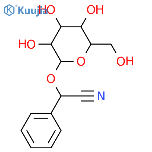 2-Hydroxy-2-phenylacetonitrile; (R)-form, O-β-D-Allopyranoside structure