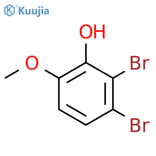 2,3-dibromo-6-methoxyphenol structure