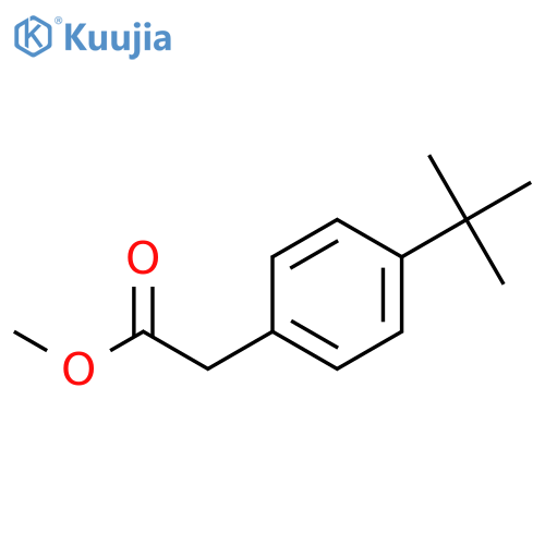 Methyl p-tert-butylphenylacetate structure