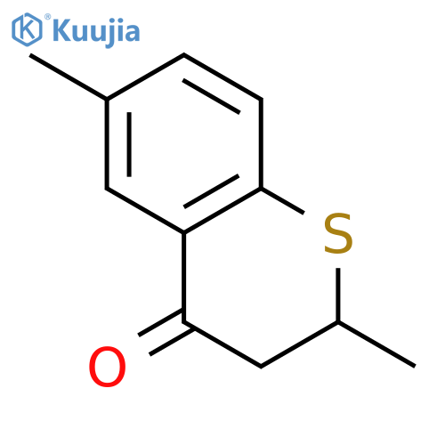 4H-1-Benzothiopyran-4-one, 2,3-dihydro-2,6-dimethyl- structure