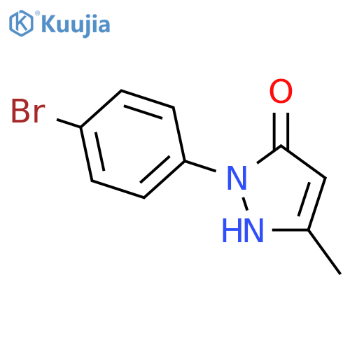 2-(4-bromophenyl)-5-methyl-1H-pyrazol-3-one structure