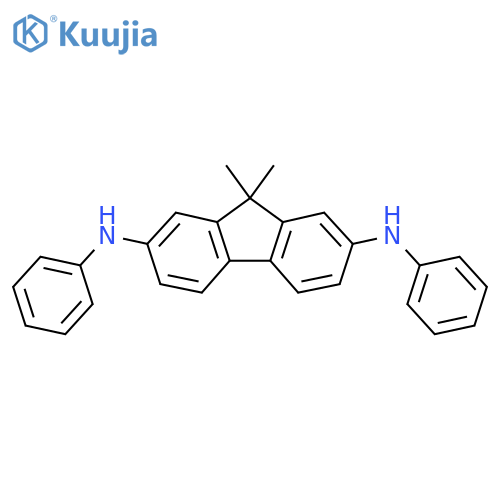 9,9-Dimethyl-N2,N7-diphenyl-9H-fluorene-2,7-diamine structure