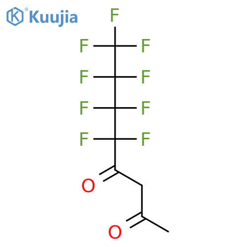 2,4-Octanedione,5,5,6,6,7,7,8,8,8-nonafluoro- structure