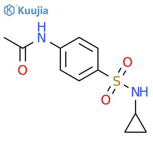 4'-(Cyclopropylsulfamoyl)acetanilide structure