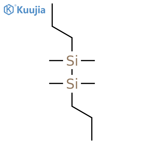 Disilane, 1,1,2,2-tetramethyl-1,2-dipropyl- structure