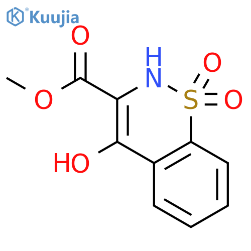 Methyl 4-hydroxy-2H-1,2-benzothiazine-3-carboxylate 1,1-dioxide structure