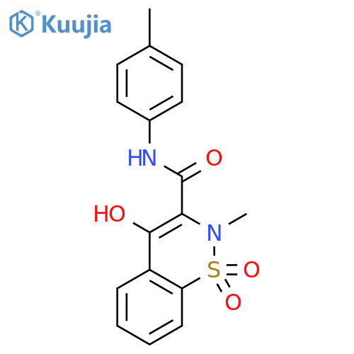 4-hydroxy-2-methyl-n-(4-methylphenyl)-2h-1,2-benzothiazine-3-carb Oxamide 1,1-dioxide structure