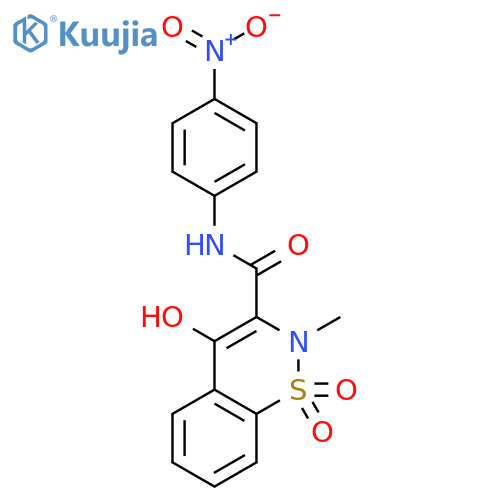4-hydroxy-2-methyl-n-(4-nitrophenyl)-2h-1,2-benzothiazine-3-carbo Xamide 1,1-dioxide structure
