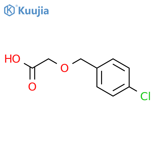 2-(4-chlorophenyl)methoxyacetic acid structure