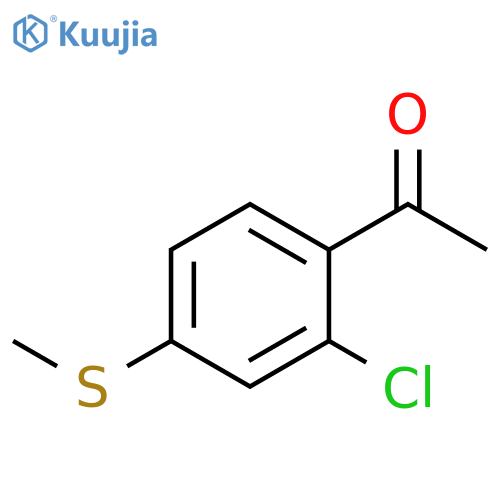 1-(2-Chloro-4-methylsulfanyl-phenyl)-ethanone structure