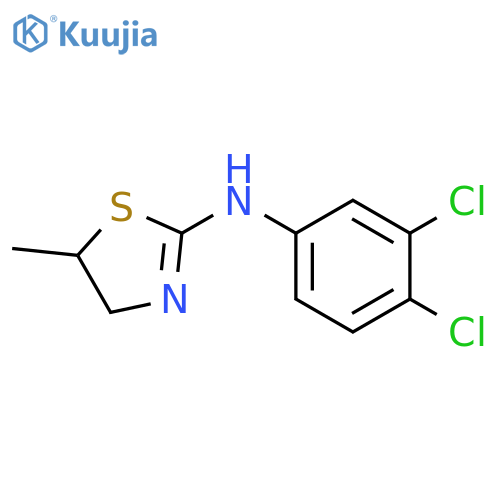 N-(3,4-Dichlorophenyl)-5-methyl-4,5-dihydro-1,3-thiazol-2-amine structure