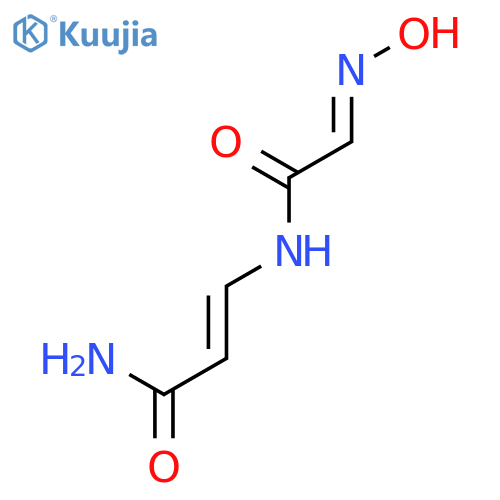 (2E)-3-{[(2Z)-2-(hydroxyimino)acetyl]amino}prop-2-enamide structure