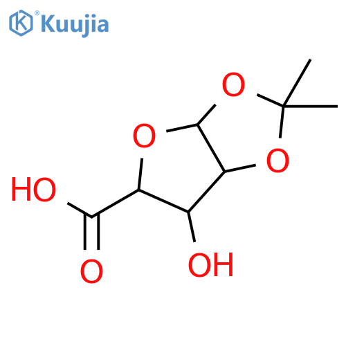 (3aS,5R,6S,6aS)-6-hydroxy-2,2-dimethyltetrahydrofuro2,3-d1,3dioxole-5-carboxylic Acid structure