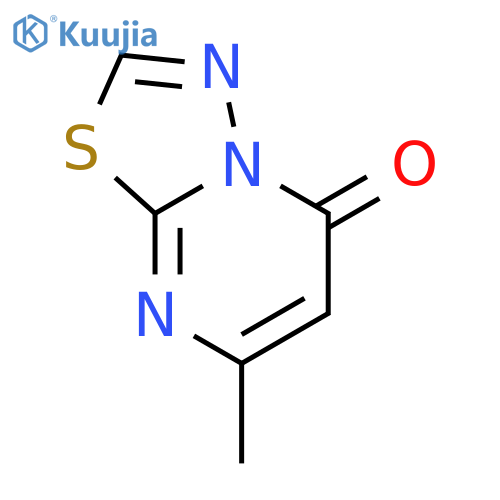 5H-1,3,4-Thiadiazolo[3,2-a]pyrimidin-5-one, 7-methyl- structure
