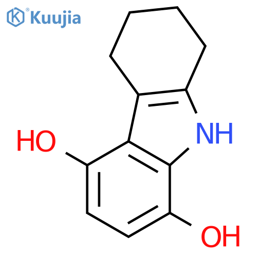 2,3,4,9-tetrahydro-1H-Carbazole-5,8-diol structure