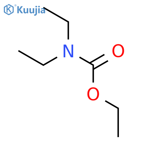 Carbamic acid,N,N-diethyl-, ethyl ester structure