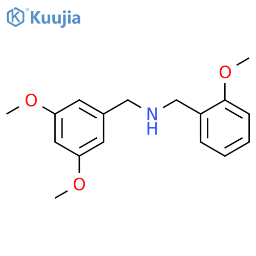 (3,5-dimethoxybenzyl)(2-methoxybenzyl)amine structure