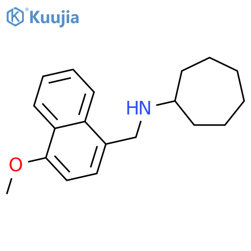 N-(4-Methoxy-1-naphthyl)methylcycloheptanamine structure