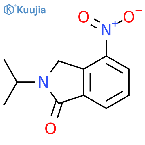1H-Isoindol-1-one, 2,3-dihydro-2-(1-methylethyl)-4-nitro- structure